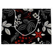 Elegant botanisch patroon groot cadeauzakje (Voorkant)