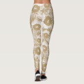 Elegant botanisch patroon leggings (Achterkant)