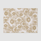 Elegant botanisch patroon tissuepapier (Voorkant)