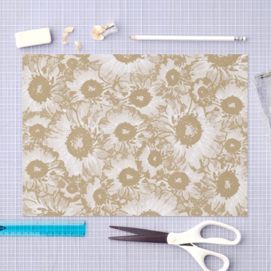 Elegant botanisch patroon tissuepapier (Craft)