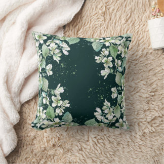 Elegant botanisch patroon vierkante kussen