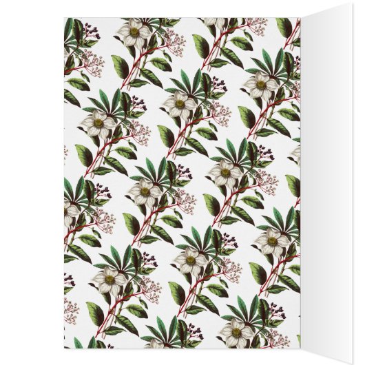 Elegant Botanisch Roos voor kerstmis (Binnen (Links))