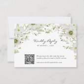 Elegant botanisch RSVP kaartje (Voorkant)