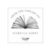 Elegant botanisch uit de bibliotheek van de douane rubberstempel (Afrduk)