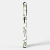 Elegant botanisch varenblad naadloos patroon Case-Mate iPhone case (Achterkant / Rechts)