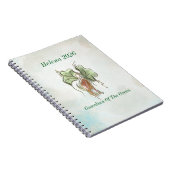 Elegant Botanisch Vogel Notitieboek (Rechterzijde)