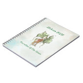 Elegant Botanisch Vogel Notitieboek (Linkerzijde)