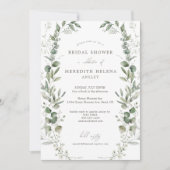 Elegant botanisch Vrijgezellenfeest Kaart (Voorkant)