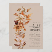 Elegant botanisch Vrijgezellenfeest Kaart (Voorkant / Achterkant)