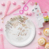 Elegant Botanisch Vrijgezellenfeest Papieren Bordje (Feest)