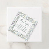 Elegant Botanisch Waterverf Baby shower Bedankjes Labels (In situ)