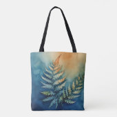 Elegant Botanisch Waterverf Tas (Achterkant)