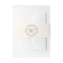 Elegant Botanisch Weesmonogram