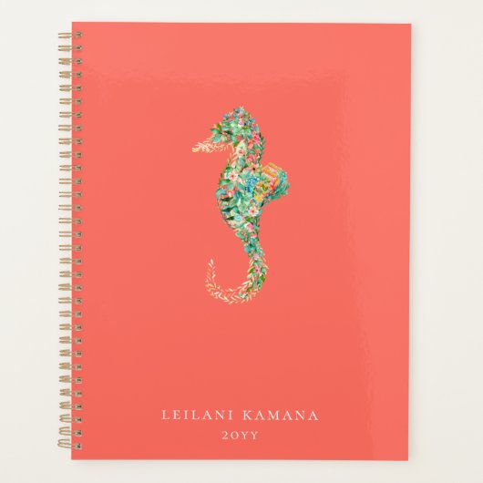 Elegant botanisch zeepaardje | Koraal Planner (Voorkant)