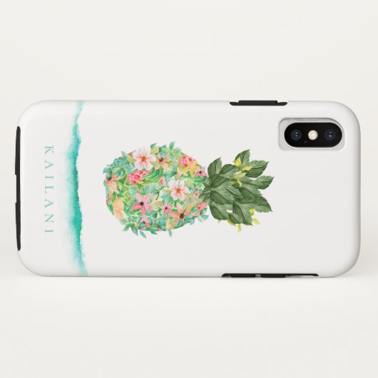 Elegant botanische anische ananas Case-Mate iPhone case (Achterkant (horizontaal))