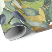 Elegant botanische citrusgroen cadeaupapier (Rol Hoek)