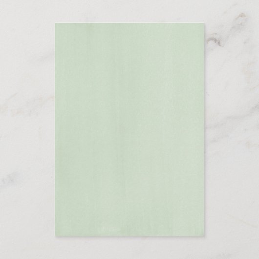 Elegant Botanische details Succulent Wedding Informatiekaartje (Achterkant)