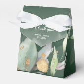 Elegant Botanische Eucalyptus Greenery Favor Box Bedankdoosjes (Voorkant Zijde)