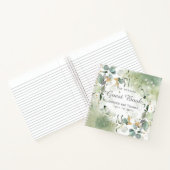 Elegant Botanische Eucalyptus Greenery Guest Book Notitieboek (Binnen)