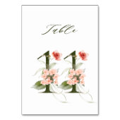Elegant botanische flora nummer 11, kaart (Achterkant)