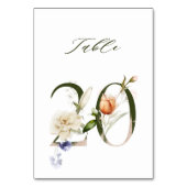 Elegant botanische flora nummer 20, kaart (Achterkant)