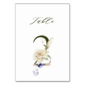 Elegant botanische flora nummer 2, kaart (Achterkant)