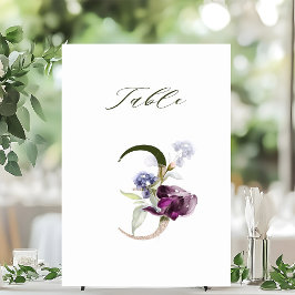 Elegant botanische flora nummer 3, kaart