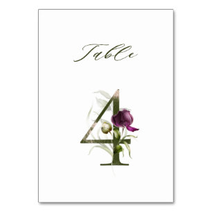 Elegant botanische flora nummer 4, kaart