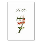 Elegant botanische flora nummer 7, kaart (Achterkant)