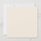 Elegant Botanische Garland Floral Organic Wedding Kaart (Achterkant)