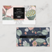 elegant botanische lotus catering, bakkerij, pvt c visitekaartje (Voorkant / Achterkant)