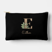 Elegant Botanische monogram Gold Letter E Etui (Voorkant)