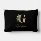 Elegant Botanische monogram Gold Letter G Etui (Voorkant)