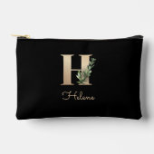 Elegant Botanische monogram Gold Letter H Etui (Voorkant)