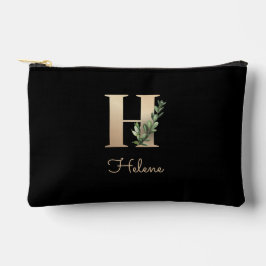 Elegant Botanische monogram Gold Letter H Etui