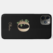 Elegant Botanische monogram Gold Letter O Case-Mate iPhone Case (Achterkant (horizontaal))
