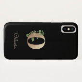 Elegant Botanische monogram Gold Letter O Case-Mate iPhone Case (Achterkant (horizontaal))