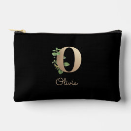 Elegant Botanische monogram Gold Letter O Etui