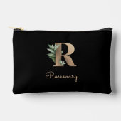 Elegant Botanische monogram Gold Letter R Etui (Voorkant)