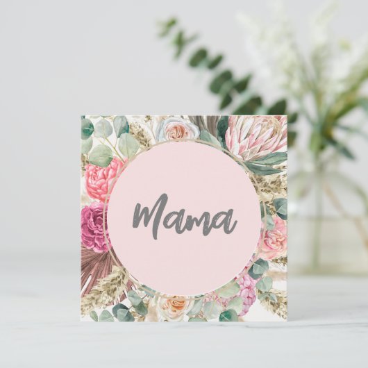 Elegant botanische mooie flora voor mama (Staand voorkant)