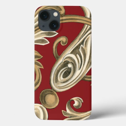 Elegant botanische motif met tangebloed Case-Mate iPhone case (Achterkant)