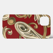 Elegant botanische motif met tangebloed Case-Mate iPhone case (Achterkant (horizontaal))