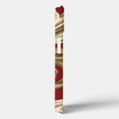 Elegant botanische motif met tangebloed Case-Mate iPhone case (Achterkant / Rechts)