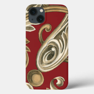 Elegant botanische motif met tangebloed Case-Mate iPhone case