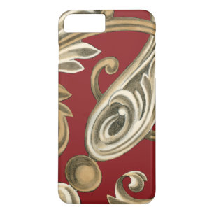 Elegant botanische motif met tangebloed Case-Mate iPhone case