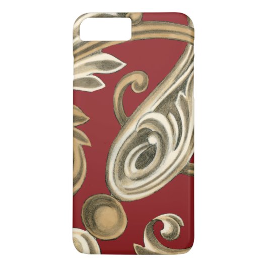 Elegant botanische motif met tangebloed Case-Mate iPhone case (Achterkant)