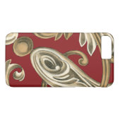 Elegant botanische motif met tangebloed Case-Mate iPhone case (Achterkant (Horizontaal))
