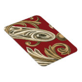 Elegant botanische motif met tangebloed magneet (Rechterzijde)