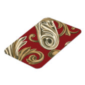 Elegant botanische motif met tangebloed magneet (Linkerzijde)