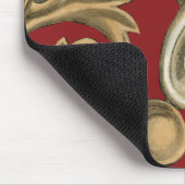 Elegant botanische motif met tangebloed muismat (Hoek)